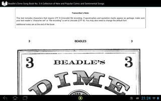 Beadle's Dime Song Book No. 3 截图 2