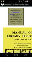 Manual of Library Economy plakat