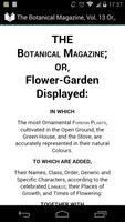 Poster The Botanical Magazine Vol. 13