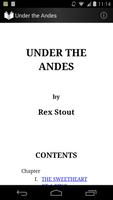Under the Andes Affiche