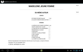 برنامه‌نما Madeleine jeune femme عکس از صفحه