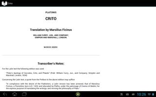 Crito by Plato screenshot 2