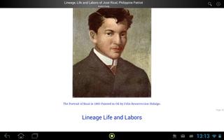 Lineage, Life and Labors of José Rizal تصوير الشاشة 3