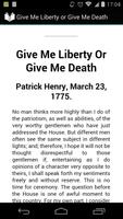 Give Me Liberty or Death Affiche