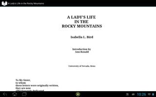 برنامه‌نما Lady's Life in Rocky Mountains عکس از صفحه
