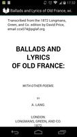 Ballads and Lyrics of Old France gönderen