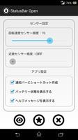 ステータスバーオープン（Status Bar Open）センサーでステータスバーを開きます bài đăng
