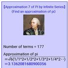 Approximation 7 of Pi icône