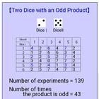 Two Dice with an Odd Product icône