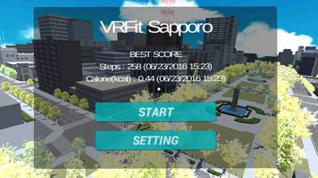 VR Fitness Sapporo Affiche