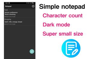 برنامه‌نما Simple Notepad عکس از صفحه