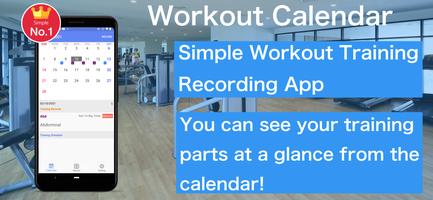 Workout Calendar Poster