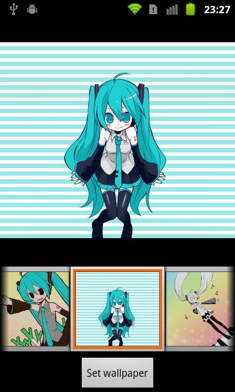 Android 用の Adwホームテーマ 初音ミク Apk をダウンロード