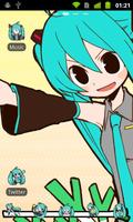 GO Launcher EX Theme -Miku- 海報