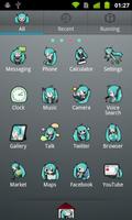 GO Launcher EX Theme -Miku- ภาพหน้าจอ 1