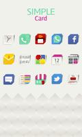 Simplecard icon theme پوسٹر