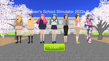 Women's School Simulator 2022 پوسٹر