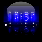 Nixie Clock Live Wallpaper icône