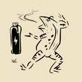 Choju-Giga Battery Widget