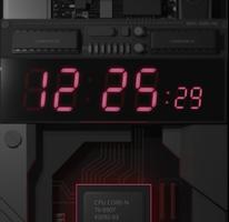 Circuit Board Clock LWP تصوير الشاشة 3