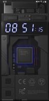 Circuit Board Clock LWP الملصق
