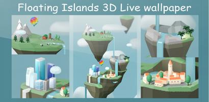 Floating Island Live Wallpaper Affiche