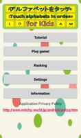 پوستر Touch alphabets in Order for K