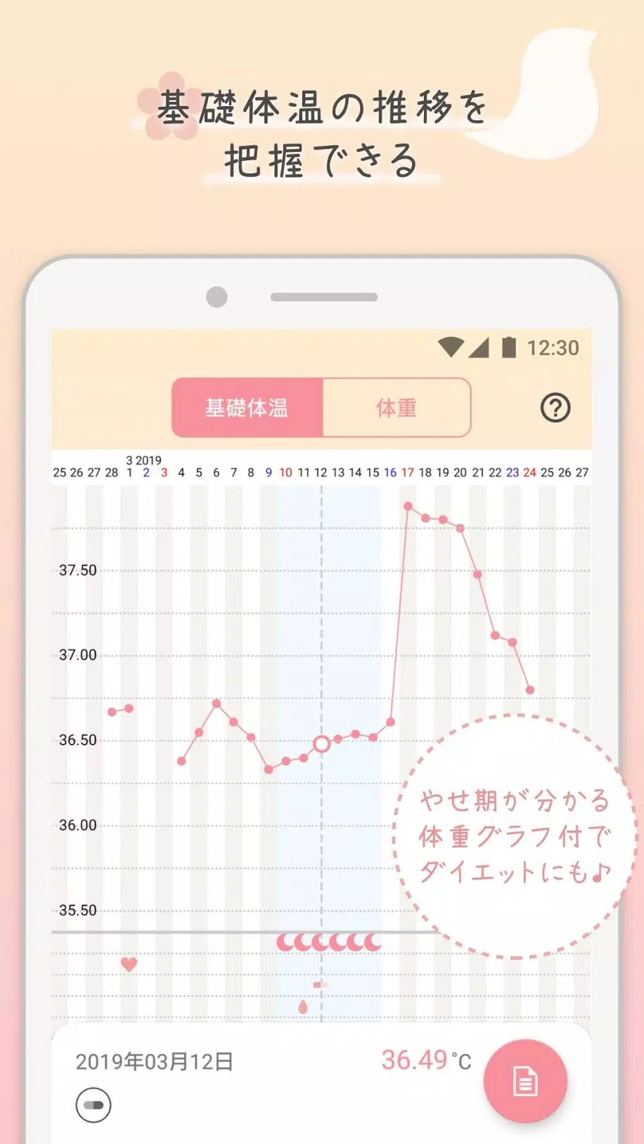 マビー 無料で生理 排卵日を自動予測 らくらく生理日管理アプリ Apk Untuk Unduhan Android