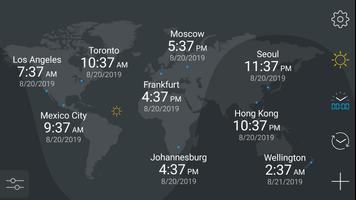 map:clock - World Map & Clock 截圖 2