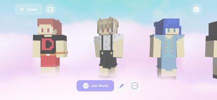 3D Skin Designer for Minecraft الملصق