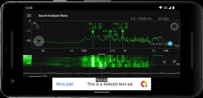 برنامه‌نما Sound Analyzer Basic عکس از صفحه