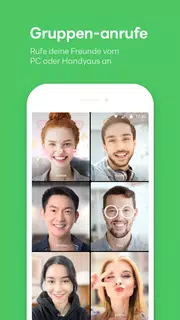 LINE: Anrufe und Nachrichten