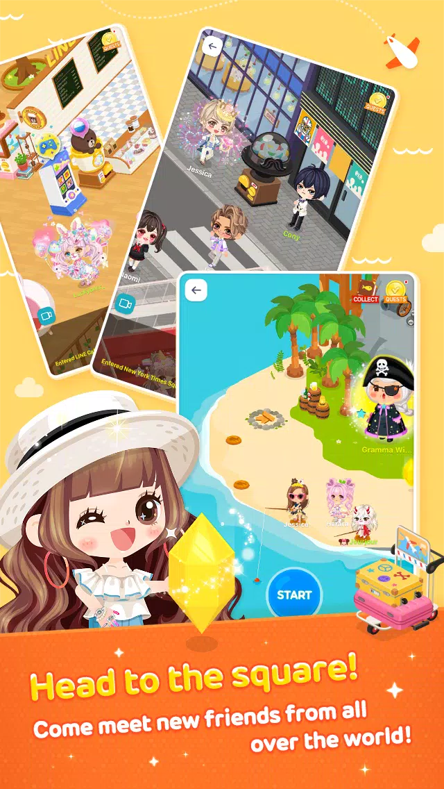 Hãy tải ngay phiên bản mới nhất của LINE PLAY APK để trải nghiệm những tính năng cực kỳ hấp dẫn trên Android. Với giao diện đơn giản và màu sắc tươi sáng, bạn sẽ có thể tạo ra và trang trí những phòng ngủ, phòng khách, và cửa hàng của riêng mình. Tải ngay và trải nghiệm thôi!