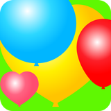 Colorful Balloons for kids Zeichen