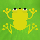 Tummy full! Pakkun in frog أيقونة