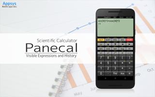 حاسبة علمية Panecal الملصق