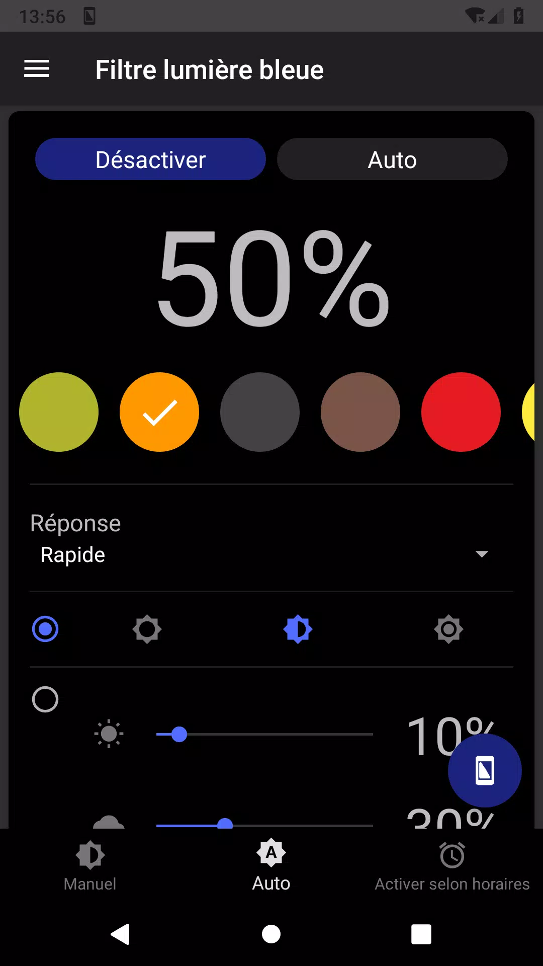 Filtre lumière bleue APK pour Android Télécharger