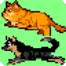Cat and Dog Run on Screen APK
