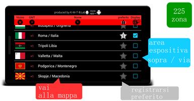 1 Schermata Mondo Tempo Mappa