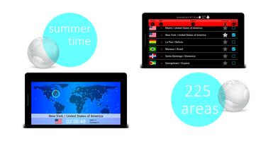 세계 시계  World Time Map 스크린샷 3