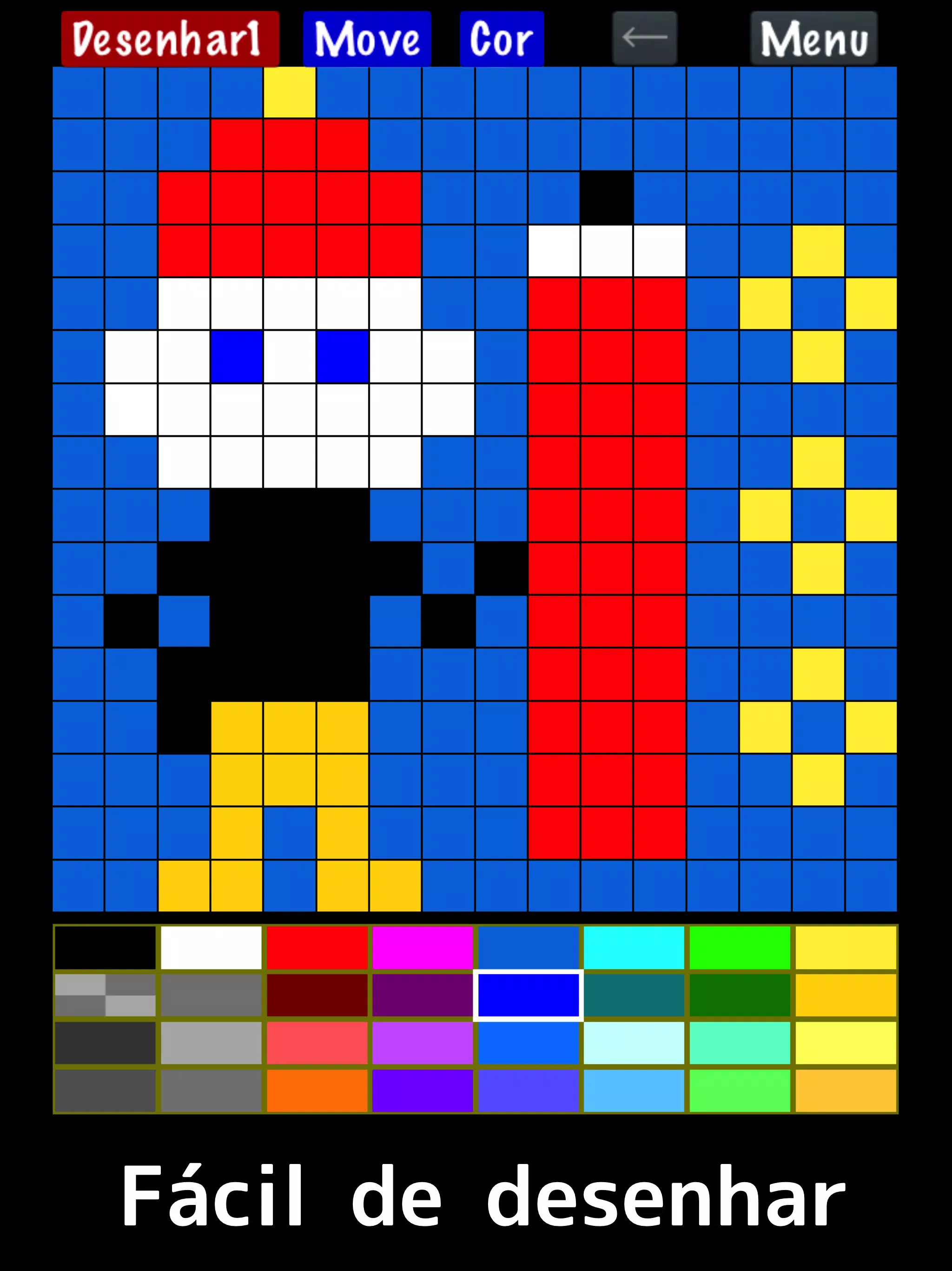 Roblox- COLORINDO COM 3 CORES (Pixel Art Creator) 