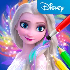 ディズニーのぬりえ マジックペン アナ雪・ラプンツェルほか アプリダウンロード