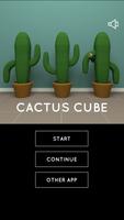 Escape Game Cactus Cube-poster