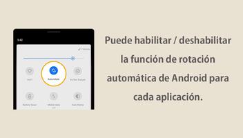 Control automático de rotación Poster