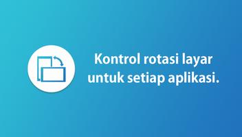 Kontrol rotasi layar poster