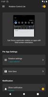 Rotation Control Lite स्क्रीनशॉट 2