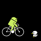 自転車ドロイド君ライブ壁紙 icono