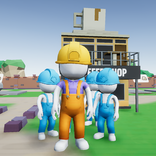 Busy Construction Day