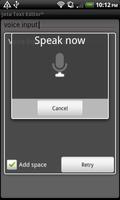 Voice Input for Jota plakat