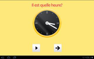 What time is it? in French. تصوير الشاشة 2